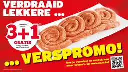 Spar spiral sausages aanbieding