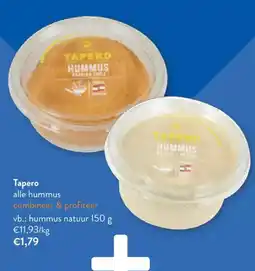 OKay Tapero alle hummus aanbieding