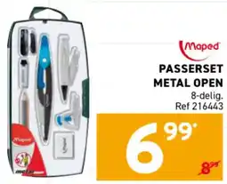 Trafic passerset metal open aanbieding