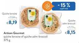 OKay Artisan Gourmet quiche lorraine of quiche zalm-broccoli aanbieding