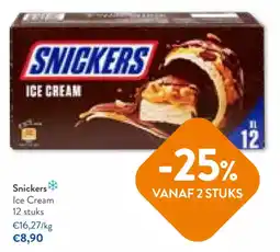 OKay Snickers ice cream aanbieding