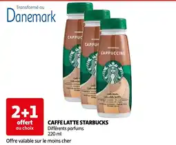 Auchan Caffe latte starbucks aanbieding