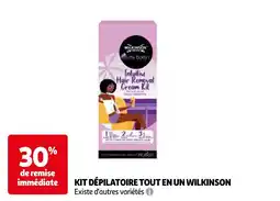 Auchan kit dépilatoire tout en un wilkinson aanbieding