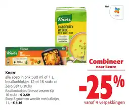 Colruyt Knorr soep aanbieding