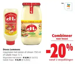 Colruyt Devos Lemmens mayonaise aanbieding