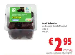 Colruyt Boni Selection gedroogde dadels Medjoul aanbieding