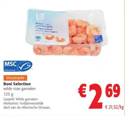 Colruyt Boni Selection wilde roze garnalen aanbieding