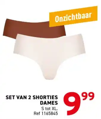 Trafic Set van 2 shorties dames aanbieding