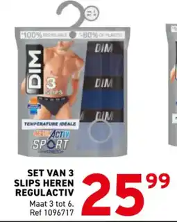 Trafic Set van 3 slips heren regulactiv aanbieding