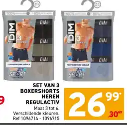 Trafic Set van 3 boxershorts heren regulactiv aanbieding