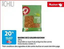 Auchan raisins secs golden auchan aanbieding