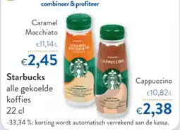 OKay Starbucks alle gekoelde koffies aanbieding