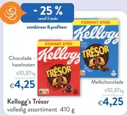 OKay Kellogg's Trésor volledig assortiment aanbieding