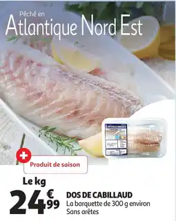 Auchan Dos de cabillaud aanbieding