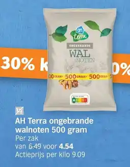 Albert Heijn Ah terra ongebrande walnoten aanbieding