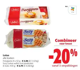 Colruyt Lotus alle koeken aanbieding