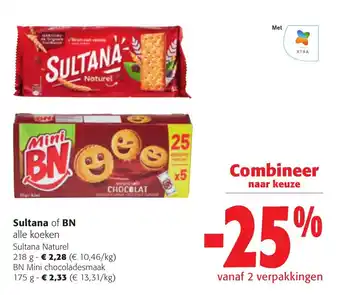 Colruyt Sultana of BN alle koeken aanbieding