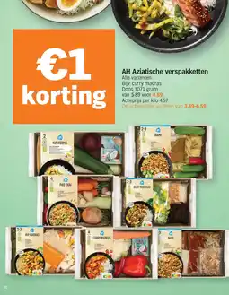 Albert Heijn AH Aziatische verspakketten aanbieding
