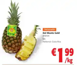 Colruyt Del Monte Gold ananas aanbieding