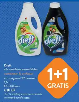 OKay Dreft alle vloeibare wasmiddelen aanbieding