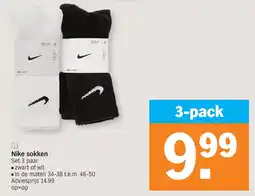 Albert Heijn Nike sokken aanbieding