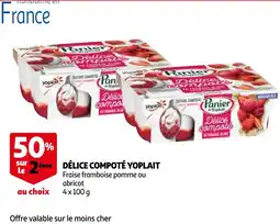 Auchan Délice compoté Yoplait aanbieding
