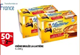 Auchan Crème brulée la laitière aanbieding