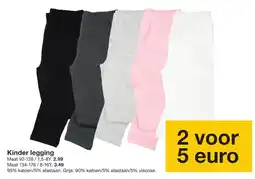 Zeeman Kinder legging aanbieding