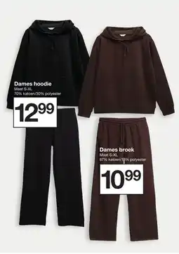 Zeeman Dames hoodie aanbieding