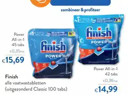 OKay Finish alle vaatwastabletten aanbieding