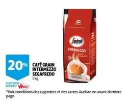 Auchan café grain intermezzo segafredo aanbieding