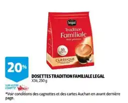 Auchan dosettes tradition familiale legal aanbieding