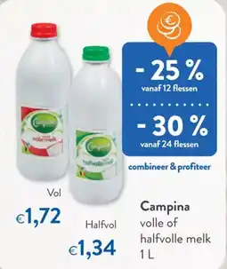 OKay Campina volle of halfvolle melk aanbieding