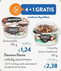 OKay Danone Danio volledig assortiment aanbieding