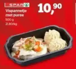 Spar Vispannetje met puree aanbieding