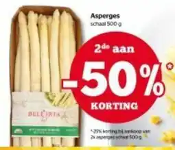 Spar Asperges schaal aanbieding