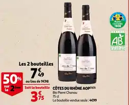 Auchan Côtes du Rhône AOP aanbieding