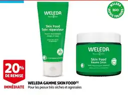 Auchan weleda gamme skin food aanbieding