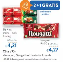 OKay Côte d'Or nougatti aanbieding