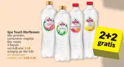 Albert Heijn Spa Touch literflessen aanbieding