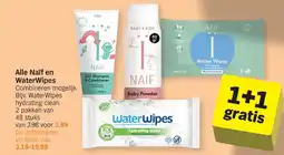 Albert Heijn Naïf en WaterWipes aanbieding