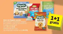 Albert Heijn Sore en Organix snacks aanbieding