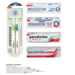 Colruyt Sensodyne of Parodontax volledig assortiment aanbieding