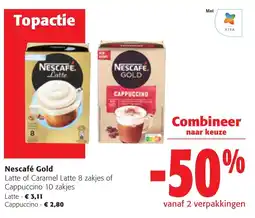 Colruyt Nescafé Gold Latte of Caramel Latte or Cappuccino aanbieding