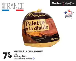 Auchan Palette à la diable mmm aanbieding
