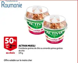 Auchan activia muesli aanbieding