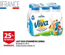 Auchan Lait viva vitaminé de candia aanbieding