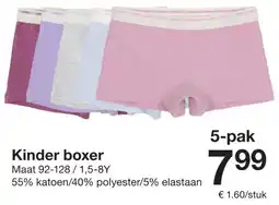 Zeeman Kinder boxer aanbieding