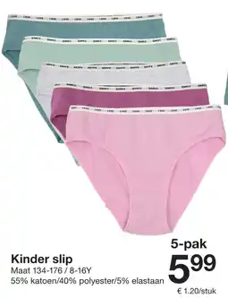Zeeman Kinder slip aanbieding