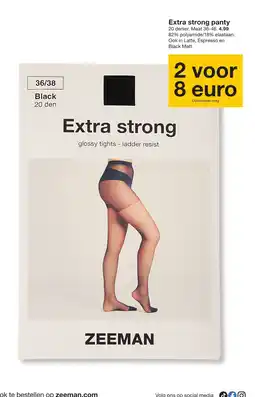 Zeeman Extra strong panty aanbieding